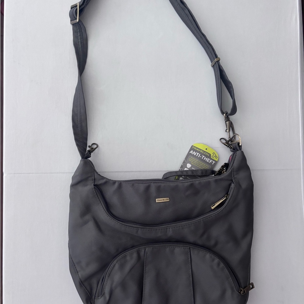 Gray Crossbody Bag